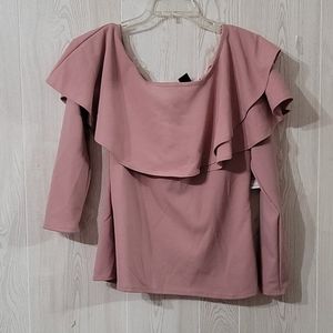 Womens FTF off shoulder blouse size L new
